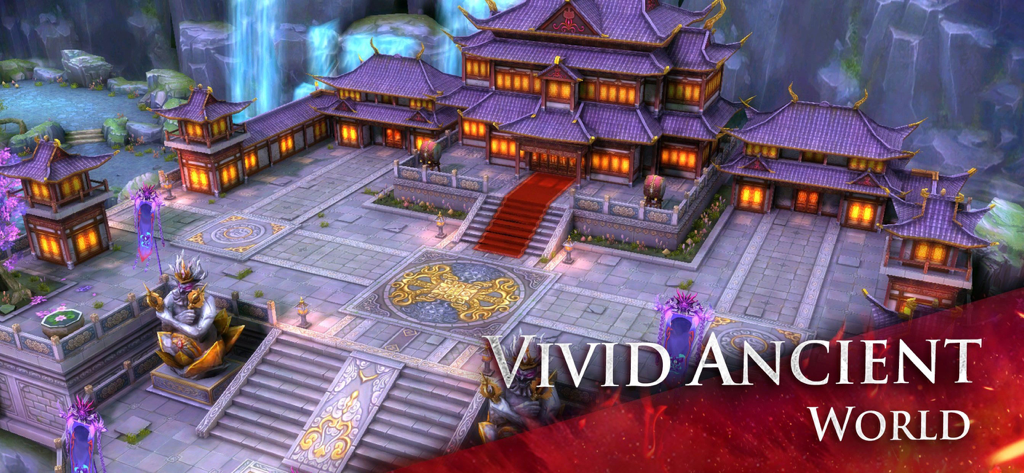 Age of Wushu Dynasty - Age of Wushu Dynastyにおける古代中国の宮殿の中庭