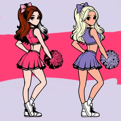 realistic cheerleader