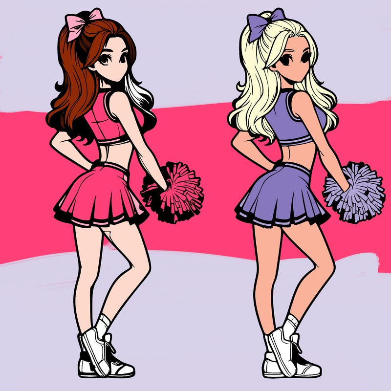 realistic cheerleader