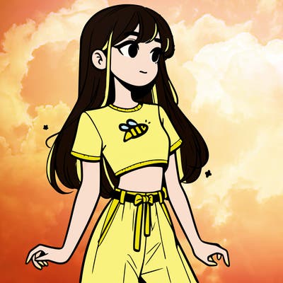 girl in a cute crop top