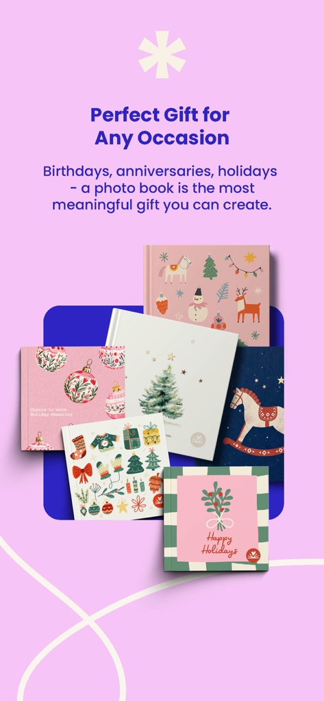 Yolobook - A collection of holiday and winter themed photo book covers for personalized gifts
