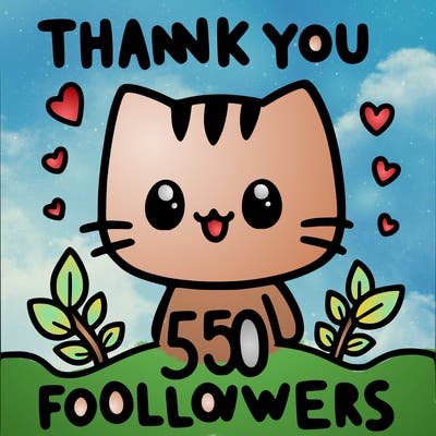 thank you for 50 followers