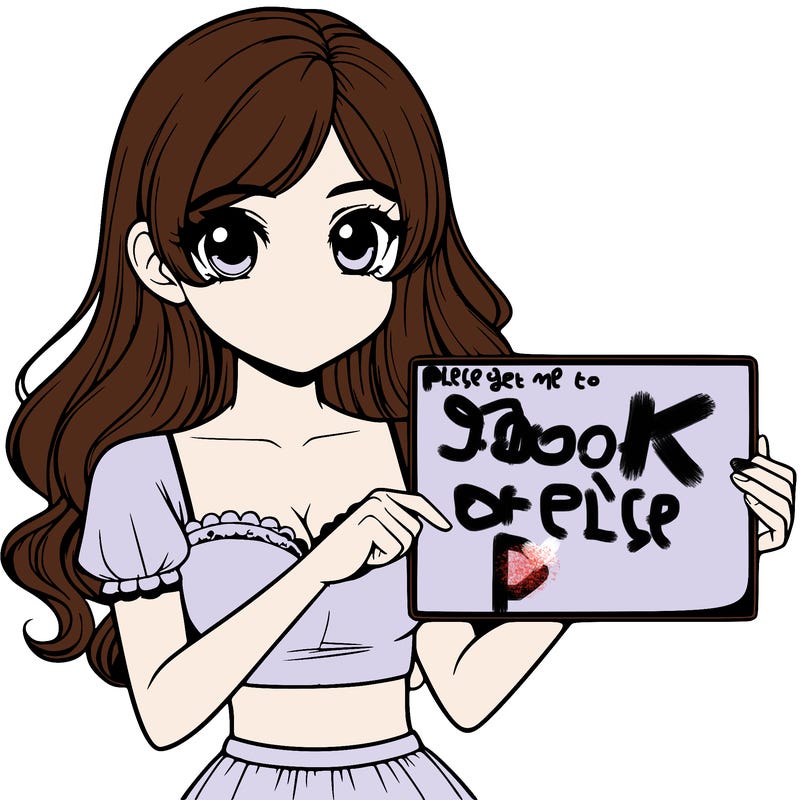 realistic pretty girl holding blank sign