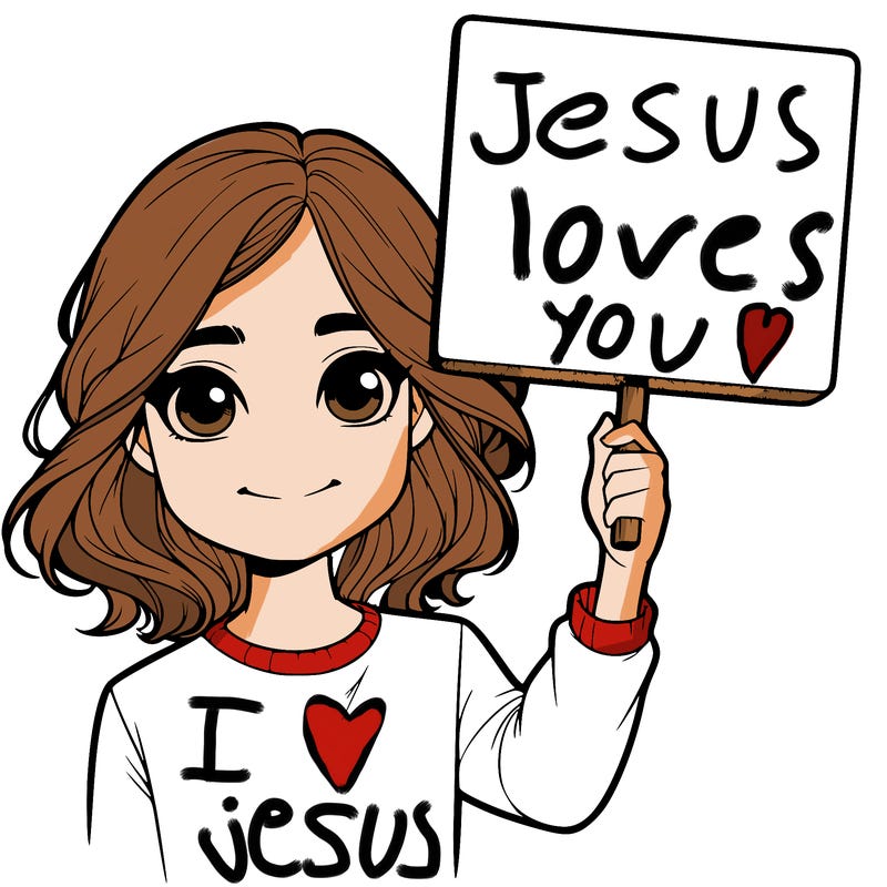 realistic girl holding up a sign