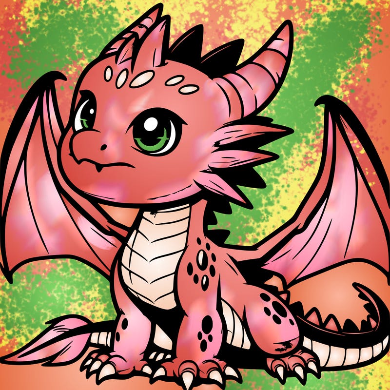 fierce baby night dragon