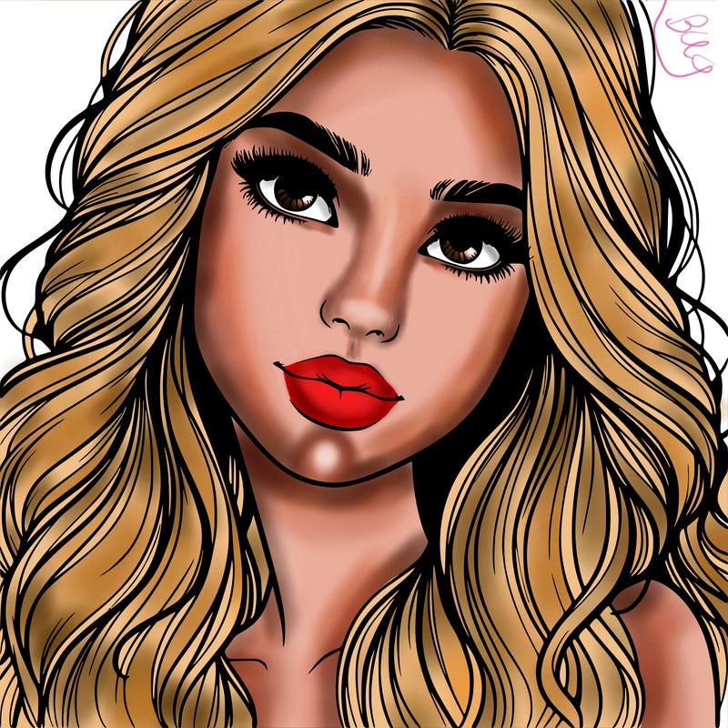 beautiful realistic girl