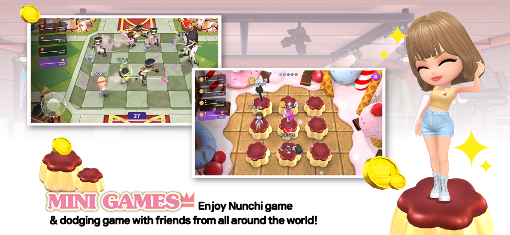 BLACKPINK THE GAME - Mini-jeux multijoueurs et avatars chibi 3D dans BLACKPINK THE GAME