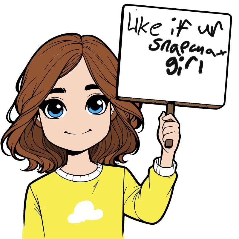 realistic girl holding up a sign