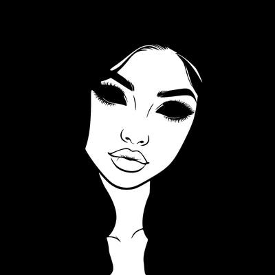 realistic beautiful girl with a hood on