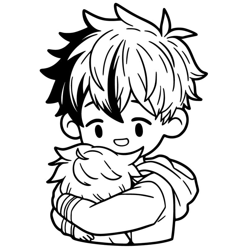 todoroki huging bakugo