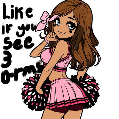 realistic cheerleader