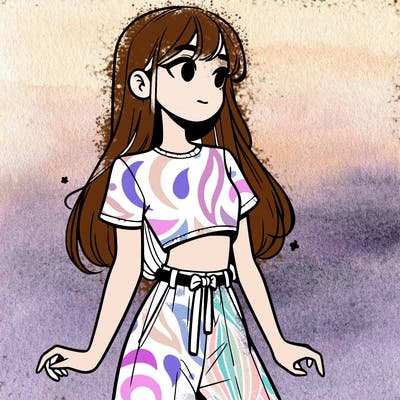 girl in a cute crop top