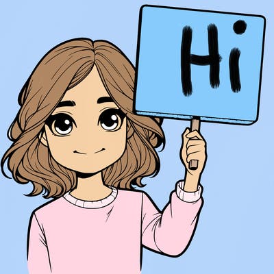 realistic girl holding up a sign