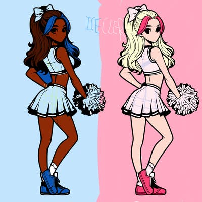 realistic cheerleader
