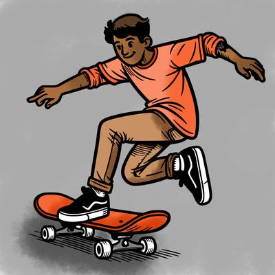 skateboarding