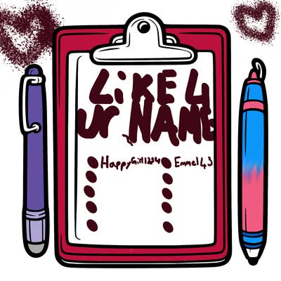 blank clip board with pen