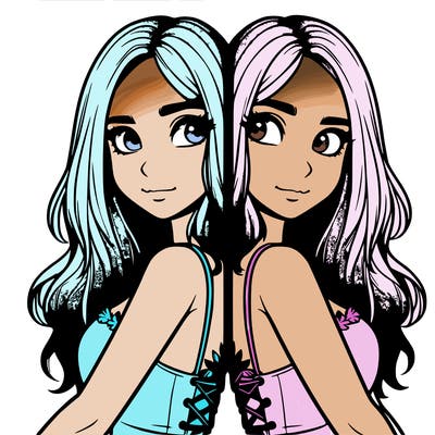 a realistic girl split