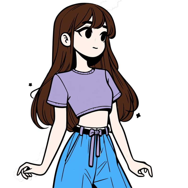 girl in a cute crop top