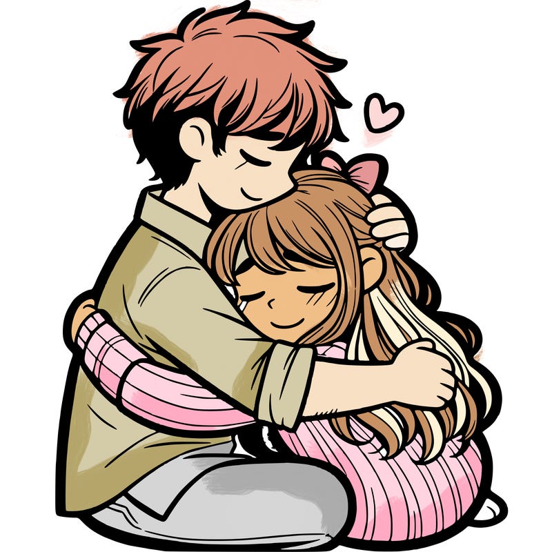 hugging