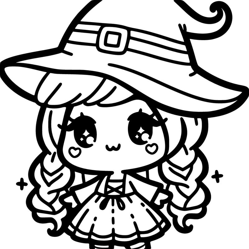 cute simple witch