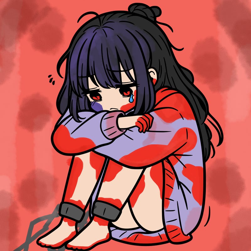 depressed girl