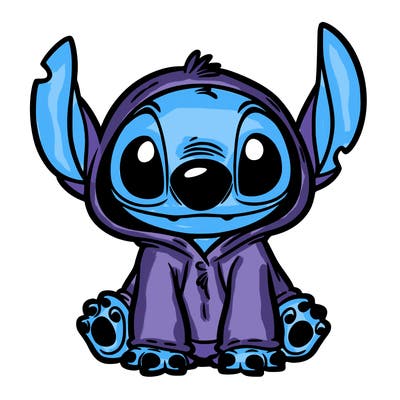stitch in a dog costume
