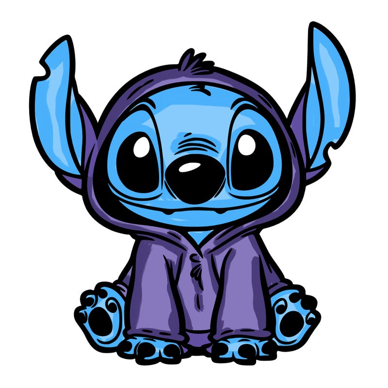 stitch in a dog costume