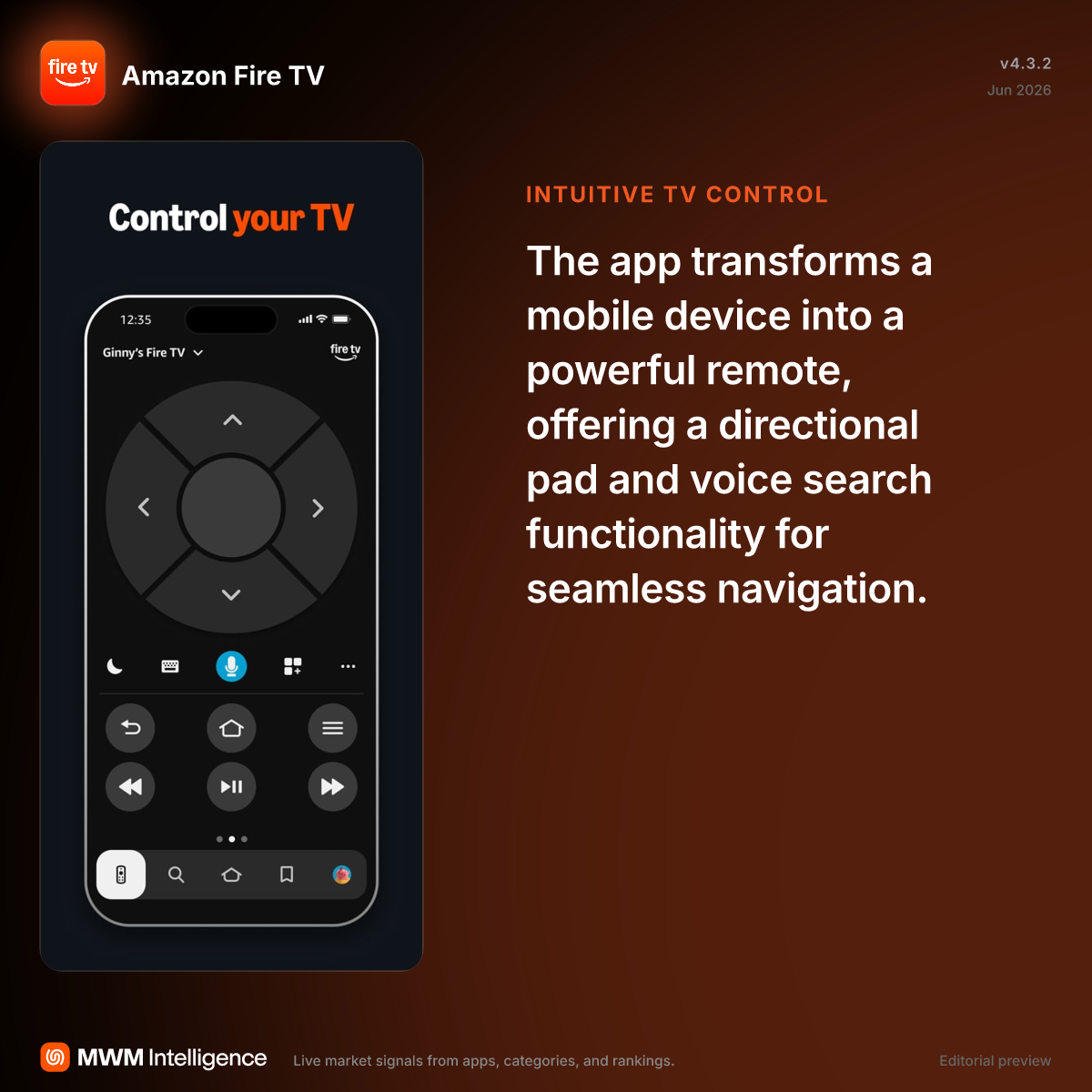 Amazon Fire TV - Entertainment App | MWM