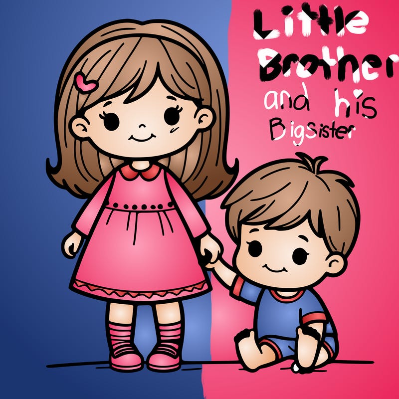 big sister and little brother