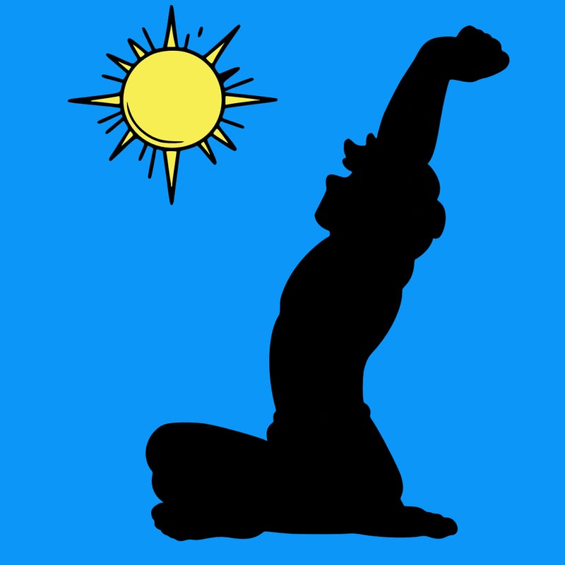 human stretch of the day