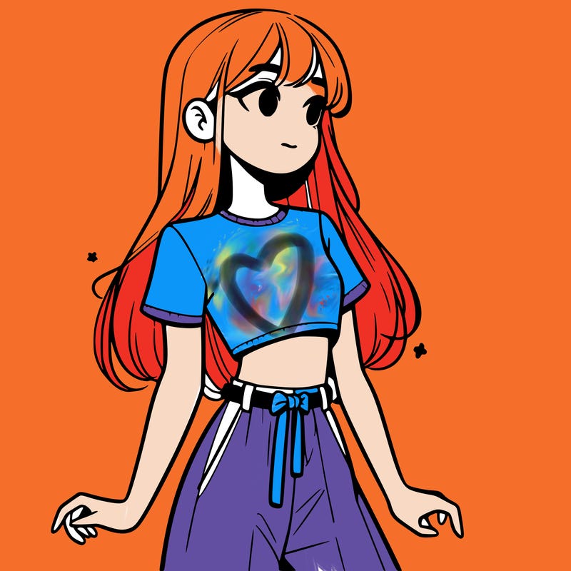 girl in a cute crop top