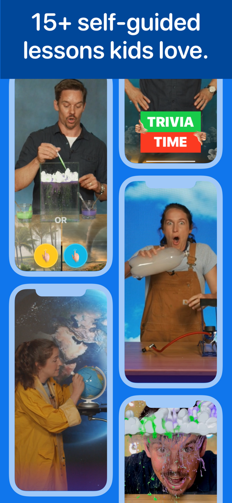 Weather for Kids Play & Learn - Interactive weather science lessons and experiments for kids led by real experts.