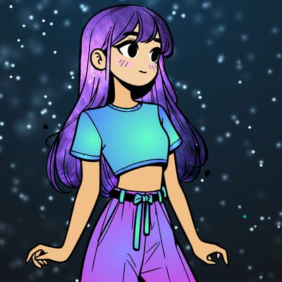 girl in a cute crop top