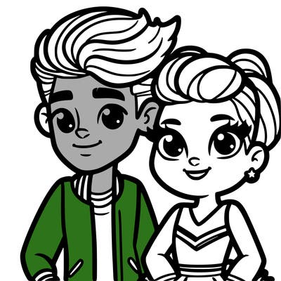 zed and addison from zombies