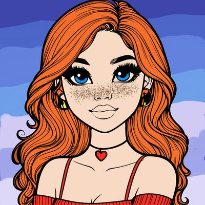 realistic pretty girl