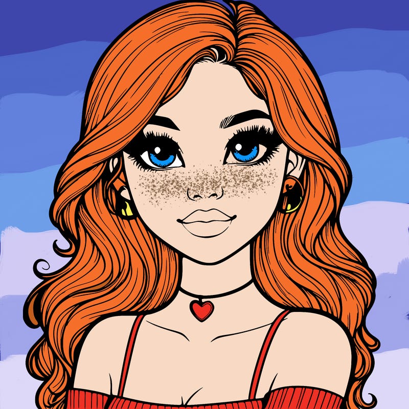 realistic pretty girl