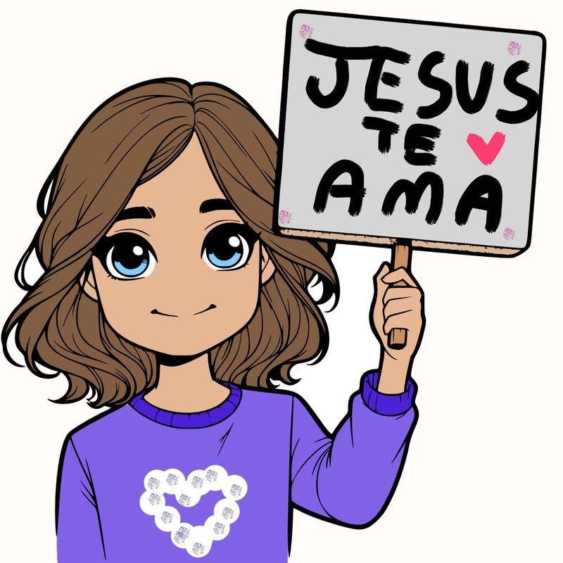 realistic girl holding up a sign