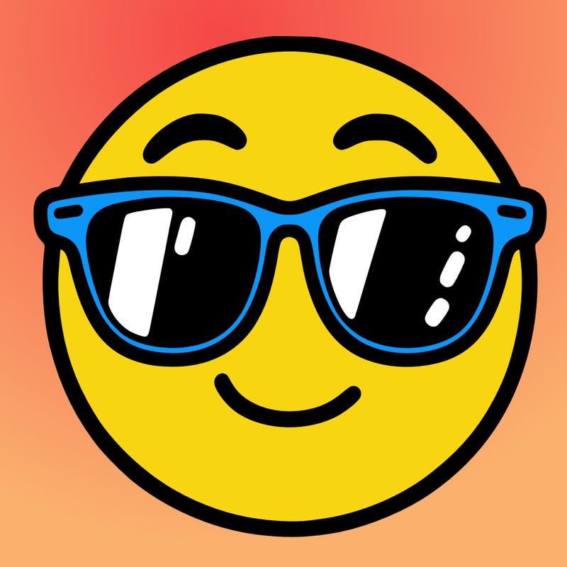 emoji with sunglasses