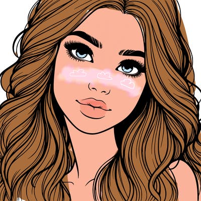 beautiful realistic girl