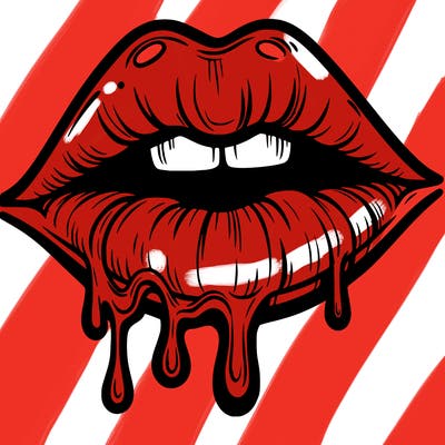 lips that look realistic and drip