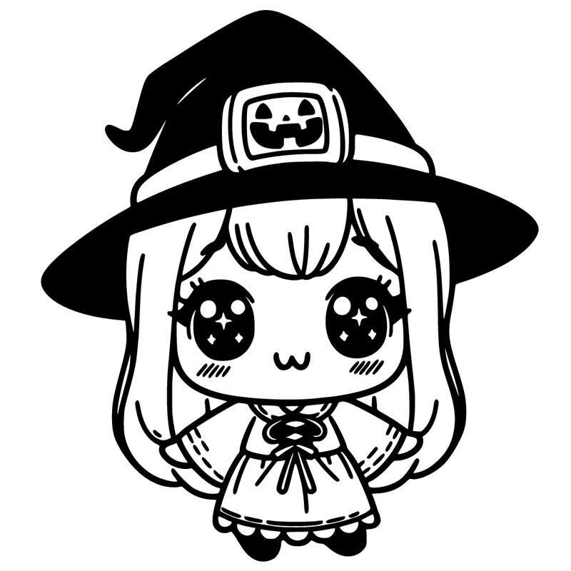 cute halloween girl