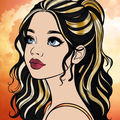 beautiful realistic girl