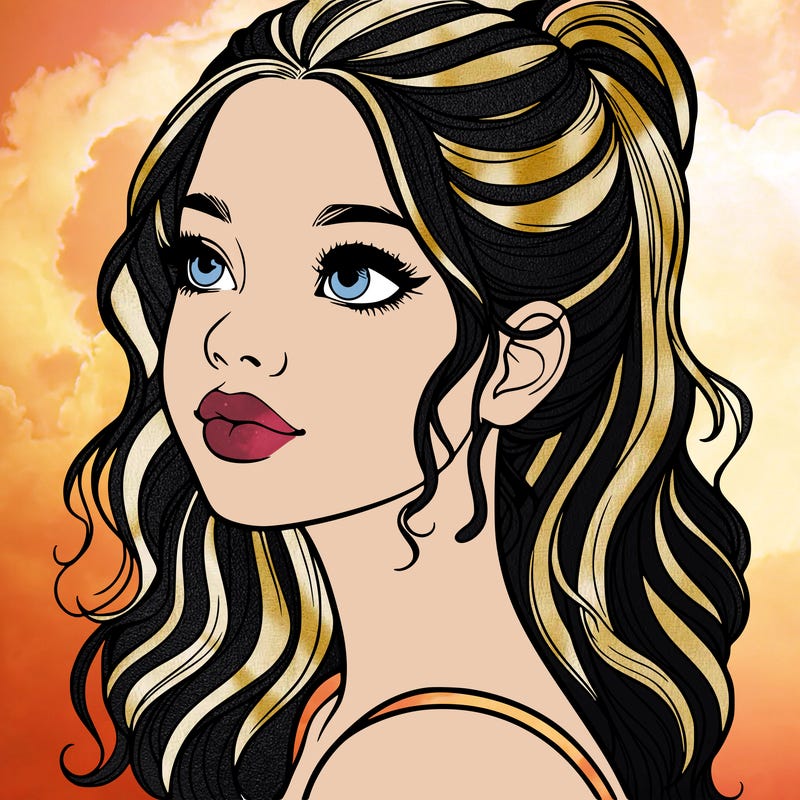 beautiful realistic girl