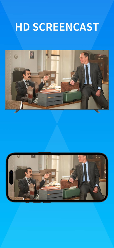 Miracast Screen Mirroring . - Duplicado de pantalla de alta definición de un iPhone a un televisor inteligente