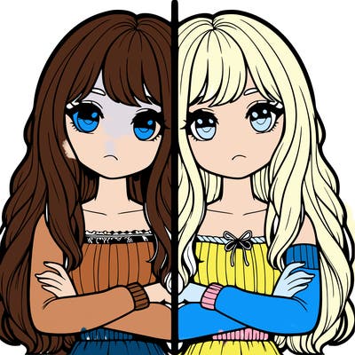 realistic girls split