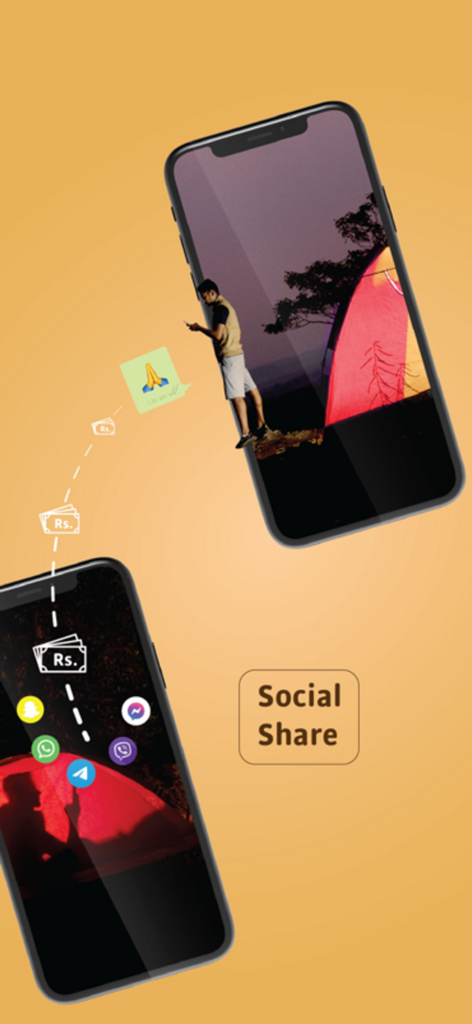 Sampath Wepay social share feature for sending money through social media apps