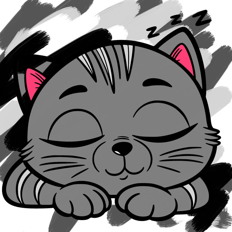 sleepy cat