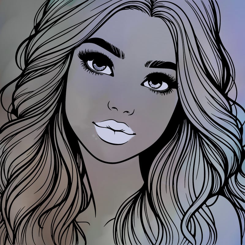 beautiful realistic girl