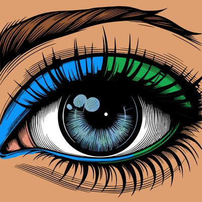 realistic eye