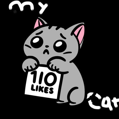 a cat begging for 10 likes